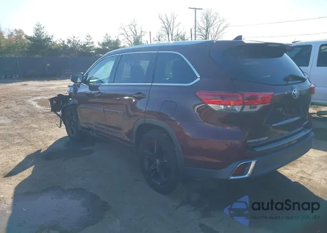 2018 Toyota Highlander Limited Platinum из США, поврежденный, VIN 5TDDZRFH6JS808652